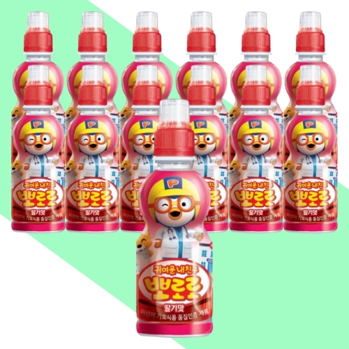 팔도 뽀로로 딸기맛 235ml (8개)