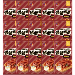 목우촌 생생 닭가슴살 육포 블랙페퍼 30g (15개)