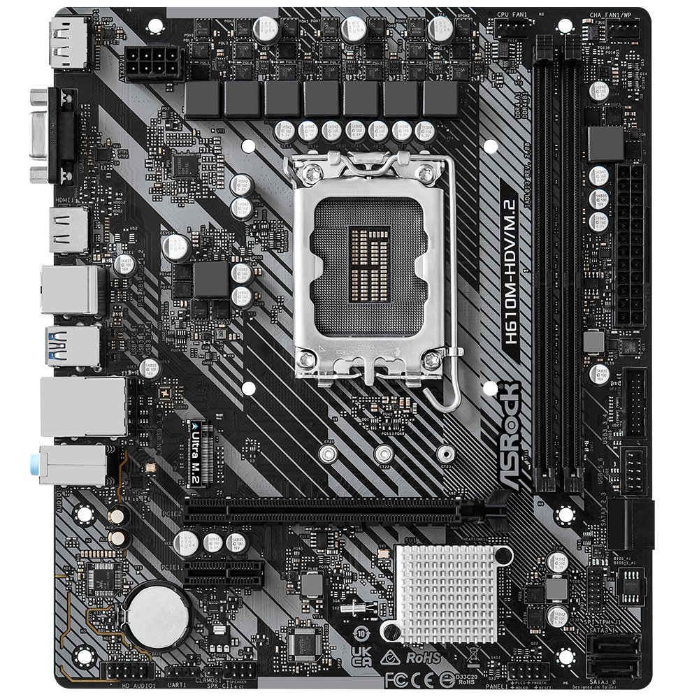 ASRock H610M-HDV/M.2 R2.0 D4 에즈윈 (벌크)