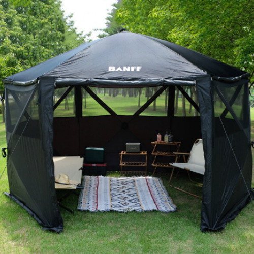 밴프 원터치 육각 스크린하우스