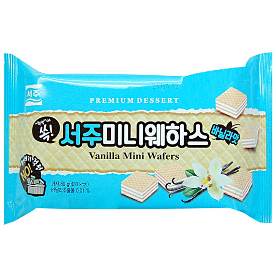 서주 미니웨하스 바닐라맛 80g