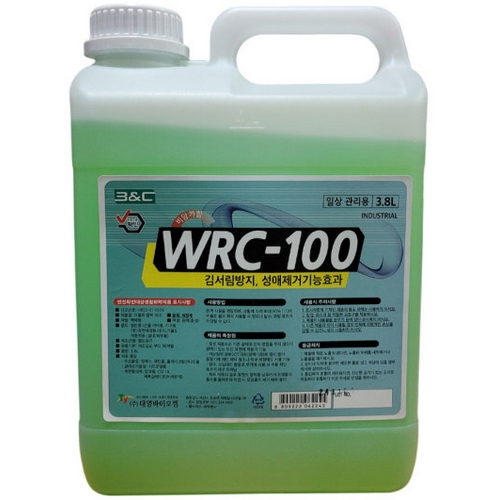 태영바이오캠 얼지 않는 차량용 발수 코팅 세정제 WRC-100 3.8L_이미지