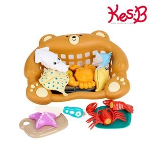 캐스B 플레이 곰돌이 싹뚝놀이 해산물