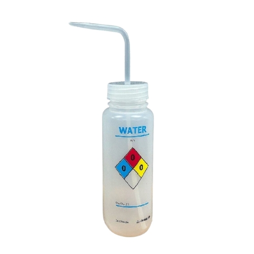 라벨 세척병 500ml 워터 Water 광구 증류수병 세척통 플라스틱 PE_이미지
