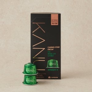 동서식품 맥심 카누 바리스타 케어링 스타 디카페인 캡슐커피(카누머신 전용) 10캡슐 (1팩)_이미지