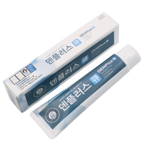 덴플러스 큐 화이트닝 치아 미백제 치약 130g