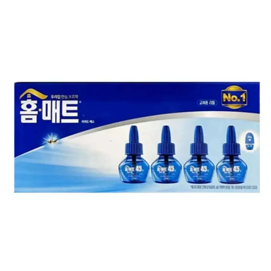 홈매트 리퀴드 무향 교체용 45일 4개입이미지입니다. 누르면 해당 게시물로 새창이동합니다.