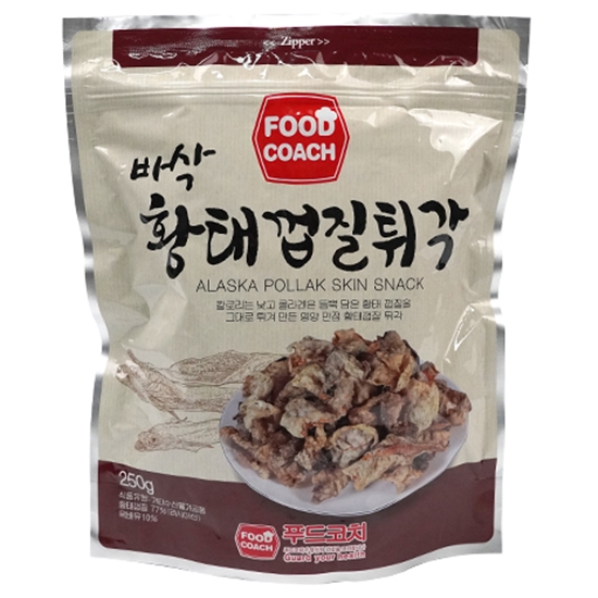 푸드코치 바삭 황태껍질튀각 250g (1개)