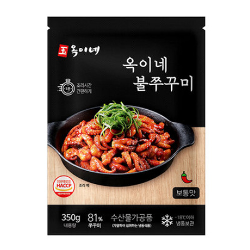 옥이네 불쭈꾸미 보통맛 350g (3개)