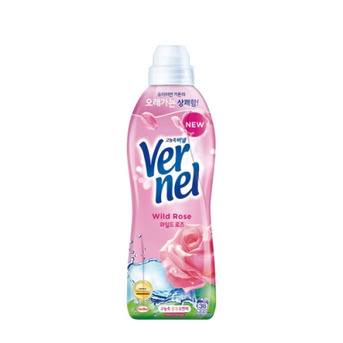 헨켈 고농축 섬유유연제 버넬 와일드로즈 900ml (1개)_이미지