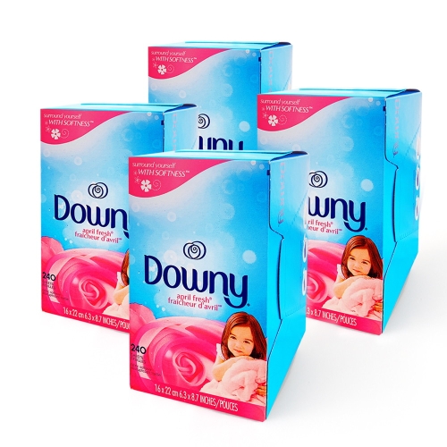 P&G 다우니 드라이시트 에이프릴 프레시 240매 (4개)