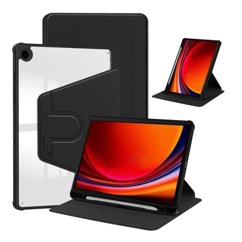갤럭시 아랑 삼성 탭 S9fe SM-X510 X516 클리어 펜수납 회전케이스