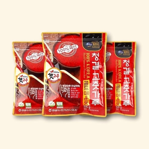 영월농협 동강마루 햇 청결 고춧가루 매운맛 500g