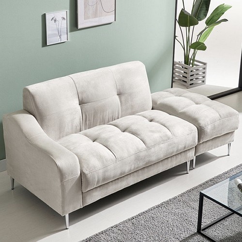 채움가구 온리 아쿠아텍스 패브릭 소파 2인용 (스툴포함)_이미지