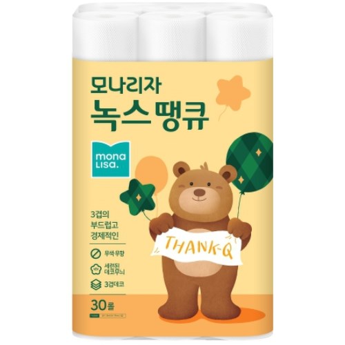 모나리자 녹스 땡큐 30m (30롤) (3팩)_이미지