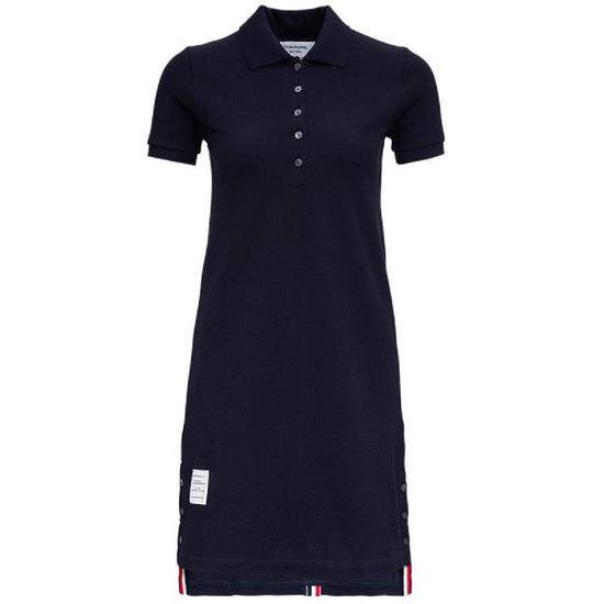 톰브라운 RWB 스트라이프 폴로 드레스 FJD027A00050 415 T