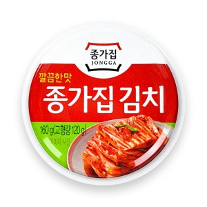 깔끔한맛 김치 160g 캔 배추김치 5개 묶음