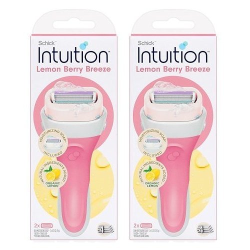 쉬크 인튜이션 레몬베리 브리즈 (면도기2개+날2개)