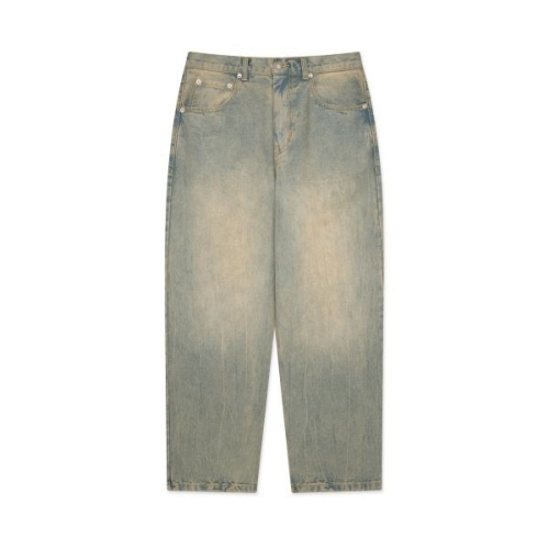 엘엠씨(LMC) 미쏘 그라데이션 루즈핏 맨투맨 230671 FREE 라이트 옐로우_이미지