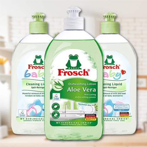 베이비 젖병세정제 500ml 2개 + 알로에베라 주방세제 500ml 1개