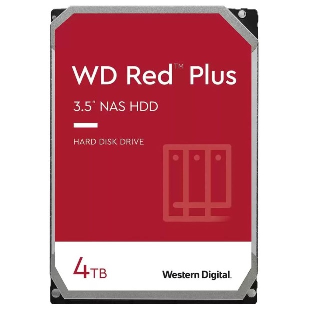 Western Digital WD RED Plus 5400/256M/해외구매 (4TB, WD40EFPX)