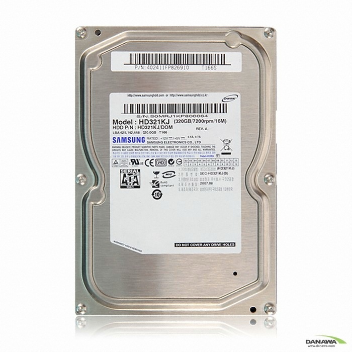 삼성전자 320GB Spinpoint T166 HD321KJ/DOM (SATA2/7200/16M)_이미지