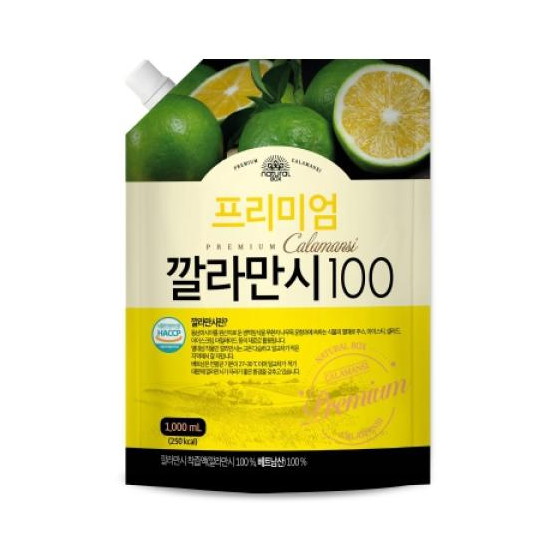 한국생활건강 내추럴박스 프리미엄 깔라만시100 1000ml (4개)_이미지