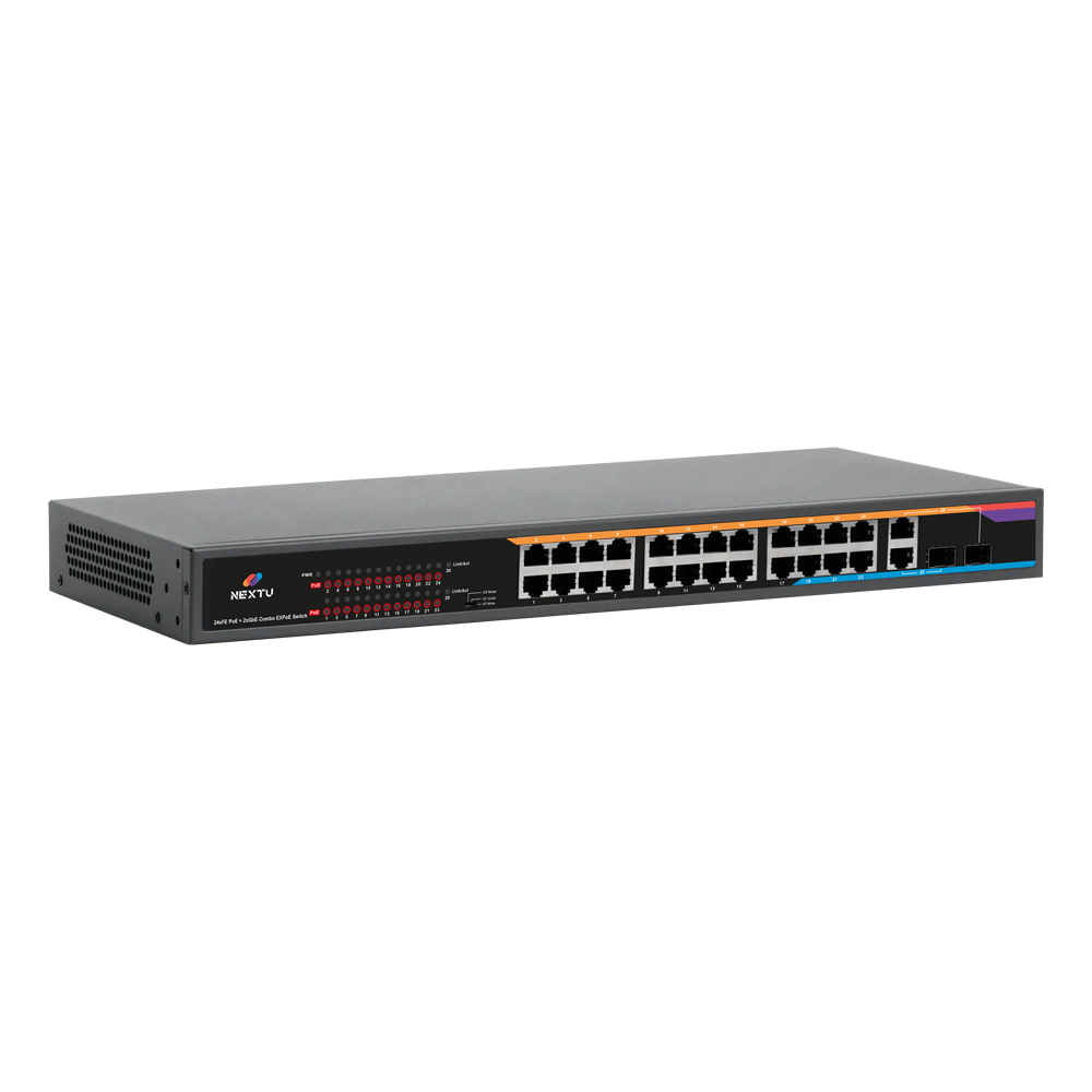 이지넷유비쿼터스 넥스트 NEXT-POE324SFP-TP AI지능형 스위치허브_이미지