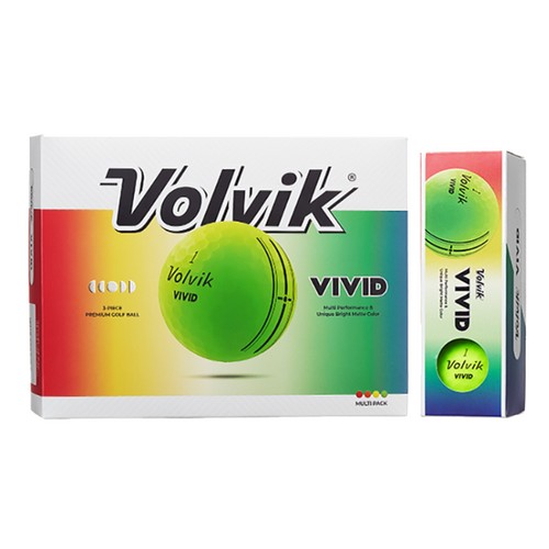 볼빅 25 비비드 듀얼코어 (컬러공, 12개)_이미지