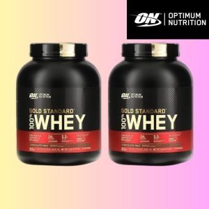 옵티멈뉴트리션 골드 스탠다드 100% 웨이 초콜릿 초코몰트 2.27kg (2개)_이미지