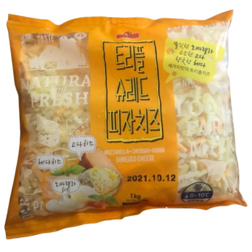 조흥 코다노 트리플 슈레드 피자치즈 1kg (2개)_이미지