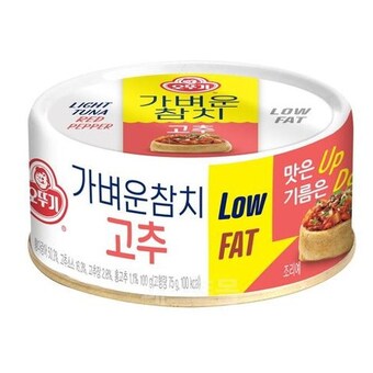 오뚜기 가벼운<b>참치</b> <b>고추</b> 100g