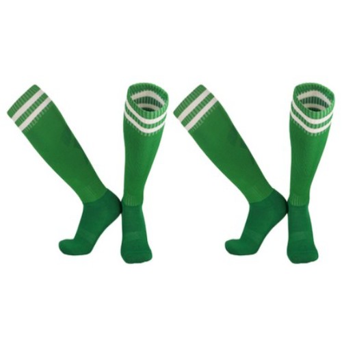 SNF 컬러플 스포츠 축구양말 2족 (초록색)