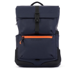  피콰드로 CORNER RFID차단 15.6인치 러버 백팩 CA6144C2OW