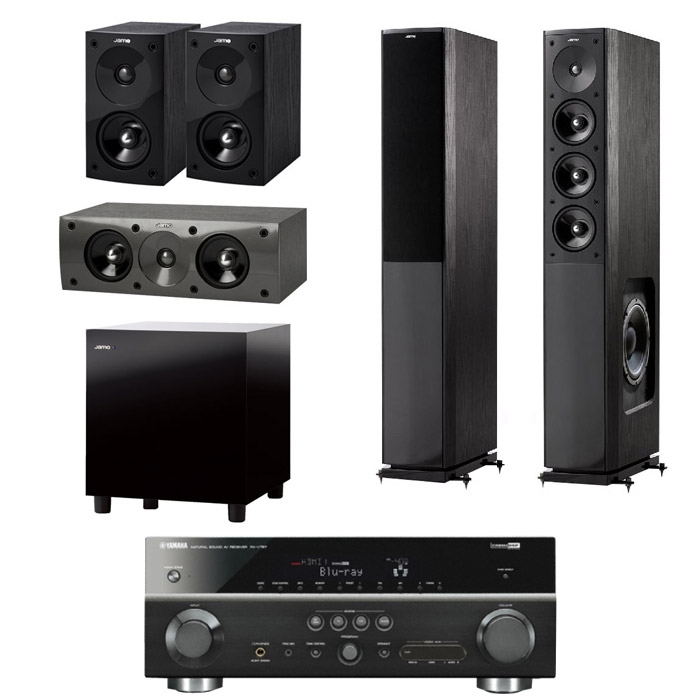 야모 S608 5.1채널 + 야마하 AV리시버 (RX-V767, SUB-210)