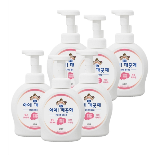 아이깨끗해 레몬 항균 폼 핸드 솝 490ml (6개)_이미지
