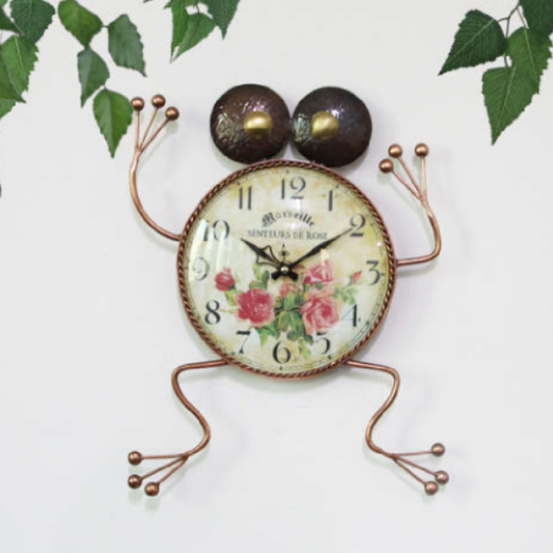 하이아트 개구리 브론즈 동 벽시계 HBC-102_이미지