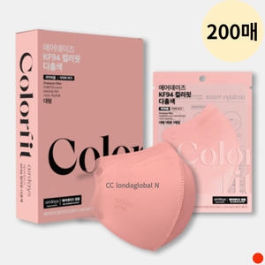 디더블유바이오 에어데이즈 컬러핏 KF94 소형 (200매)_이미지