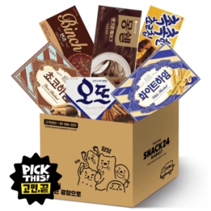 스낵24 김사원 최애 사무실 박스과자세트 6p_이미지