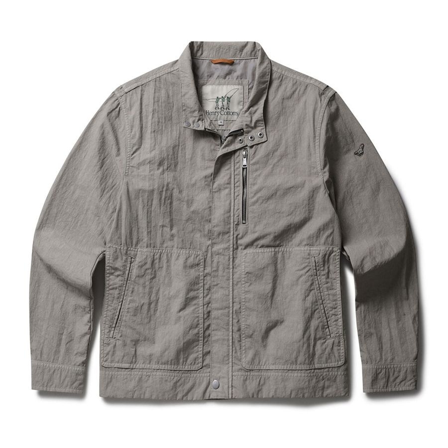 헨리코튼 가먼트다잉 캐러번 점퍼 AHUAM25311GYL_이미지