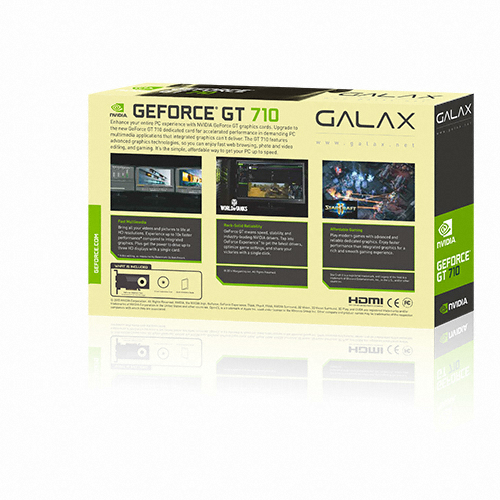 ������ GALAX ������ GT710 D3 1GB LP ������