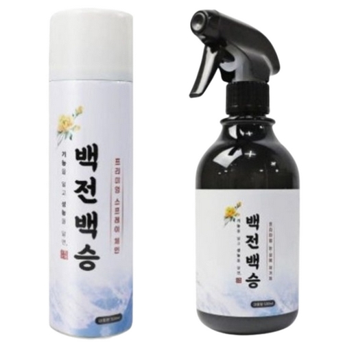 백전백승 프리미엄 스프레이 체인 500ml + 성에제거제 500ml
