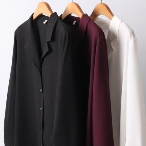  시드마켓 카라 데일리 블라우스 205I577S 빅사이즈 여성의류