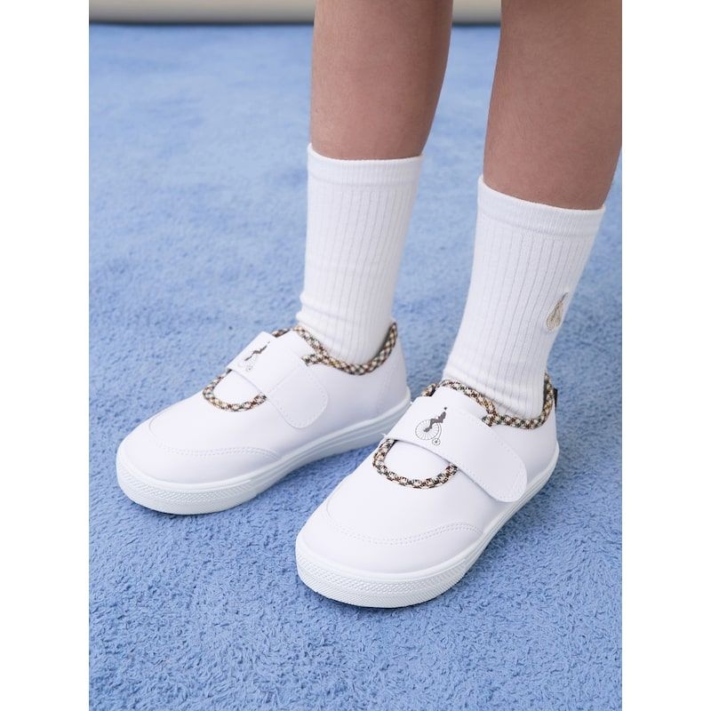 빈폴 ltgt 키즈 KIDS 체크포인트 벨크로 실내화 베이지 243257_이미지
