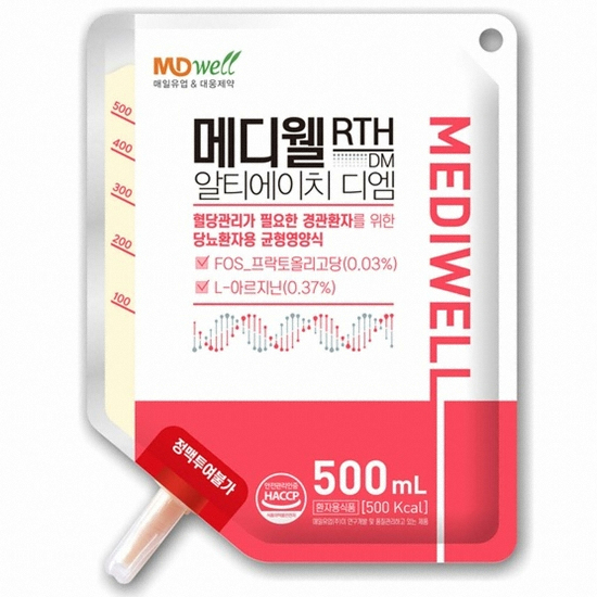 엠디웰 메디웰 RTH DM 500ml (튜브급식 환자용) (20개)_이미지