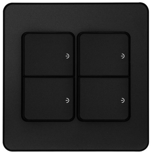 제일전기공업 디아트플러스 4구 1로 스위치 메탈블랙 2개