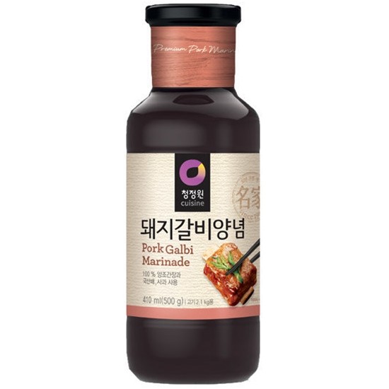 청정원 돼지갈비 양념 500g이미지입니다. 누르면 해당 게시물로 새창이동합니다.