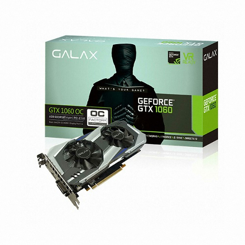갤럭시 GALAX 지포스 GTX1060 OC D5X 6GB