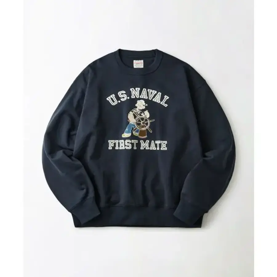 아웃스탠딩 MIL SWEAT FIRST MATE NAVY 439826