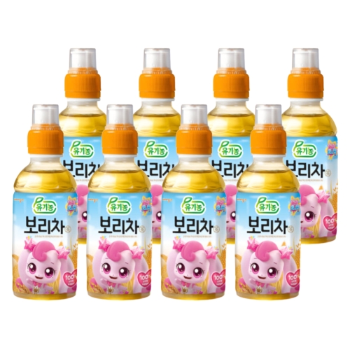 웅진식품 캐치티니핑 유기농 보리차 200ml (8개)